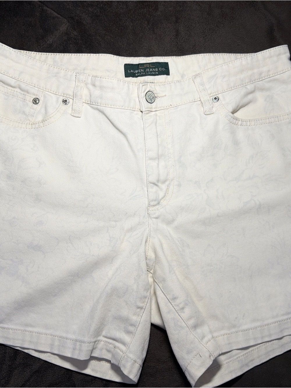 Ralph Lauren White Denim Jean Shorts